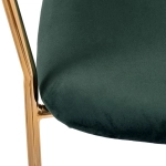 Комплект из 2-х стульев Turin зеленый, золотые ножки