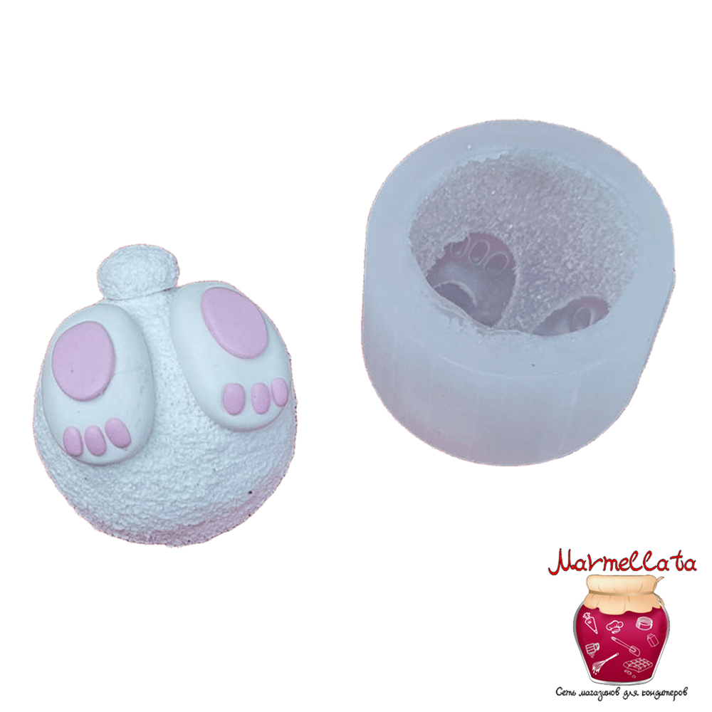 Силиконовая форма 3D &quot;Зайка №35&quot;, d=5,9 см, h=5,2 см