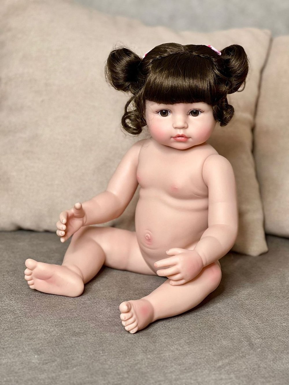 Кукла Реборн виниловая 55см в пакете (FA-323)