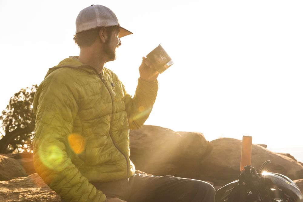 Термокружка Klean Kanteen Camp Mug 12oz (355 мл) Mountain Black