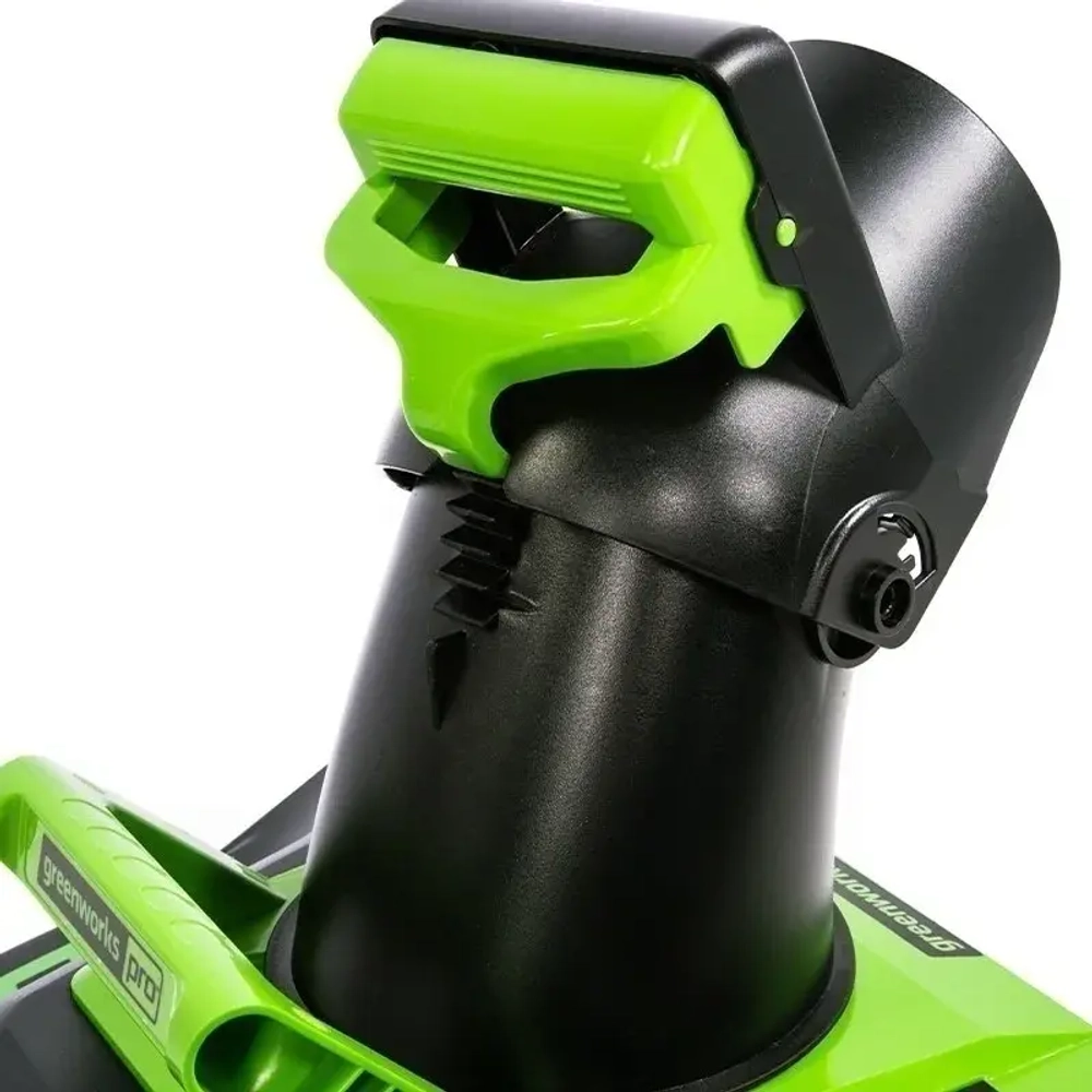 Greenworks GD60ST 60В аккумуляторный снегоуборщик (1 x 4 Ач, ЗУ) ковш 51 см, выброс 6 м 2602407UB