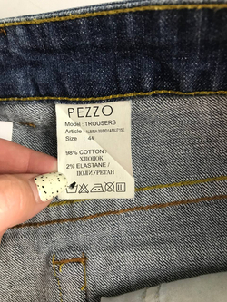Джинсы Pezzo комфортные, маркировка 44, визуально на 50/52 размер