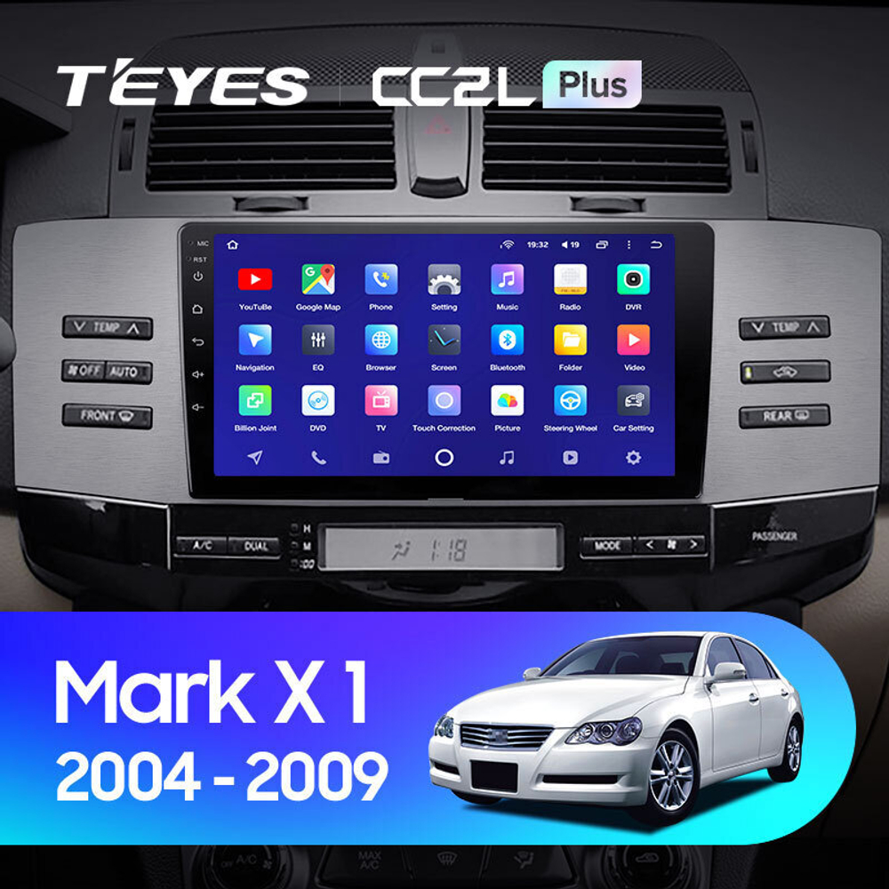 Teyes CC2L Plus 9" для Toyota Mark X 2004-2009