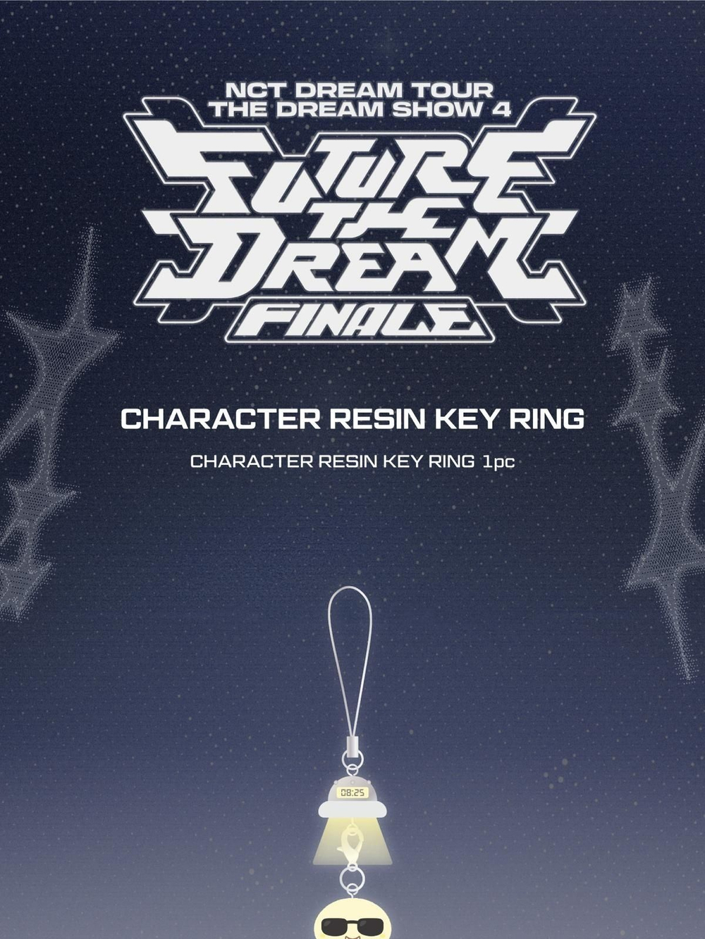 (ПРЕДЗАКАЗ) товары NCT DREAM - THE DREAM SHOW 4 : FUTURE THE DREAM TOUR OFFICIAL MD CHARACETR RESIN KEYRING
