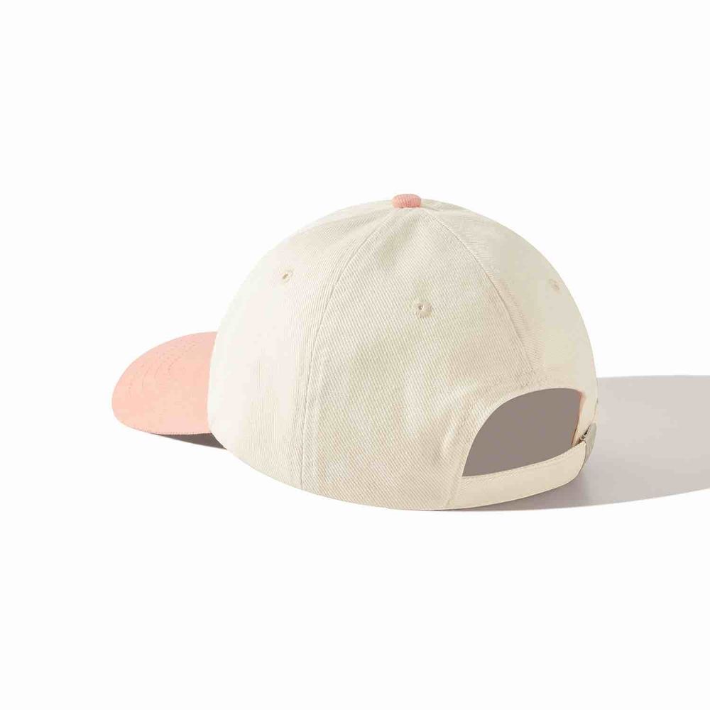 Кепка Ymkashix Logo Face белая/розовая