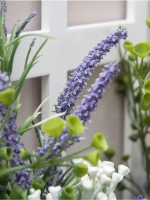 Панно на стену для интерьера "Окно с цветами"