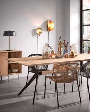 Стол Amethyst 160х90 беленый дуб Испания 