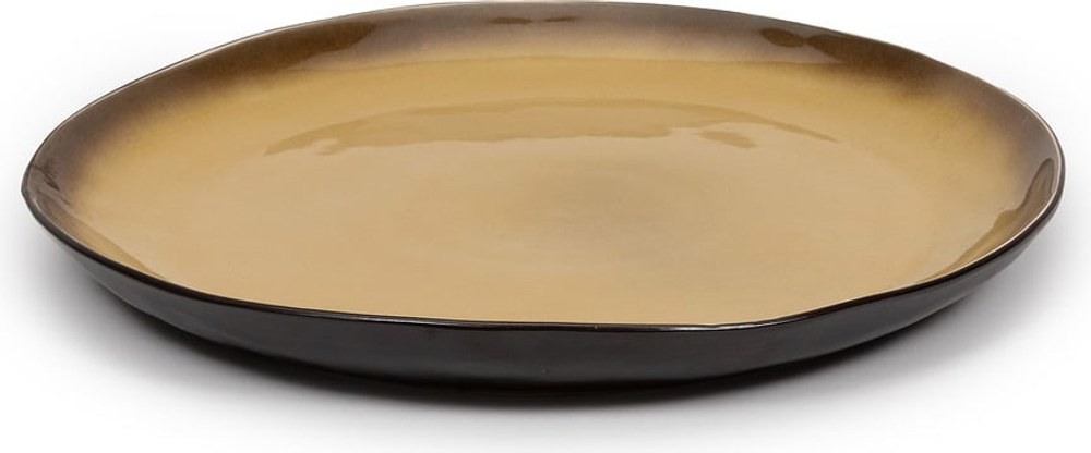 Набор обеденных тарелок serax pure, 2 предмета, каменная керамика, жёлтые · арт. fabr B1012028