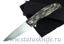 Нож Широгоров Flipper 95 Камуфляж S90V насечки подшипникифотография - 1