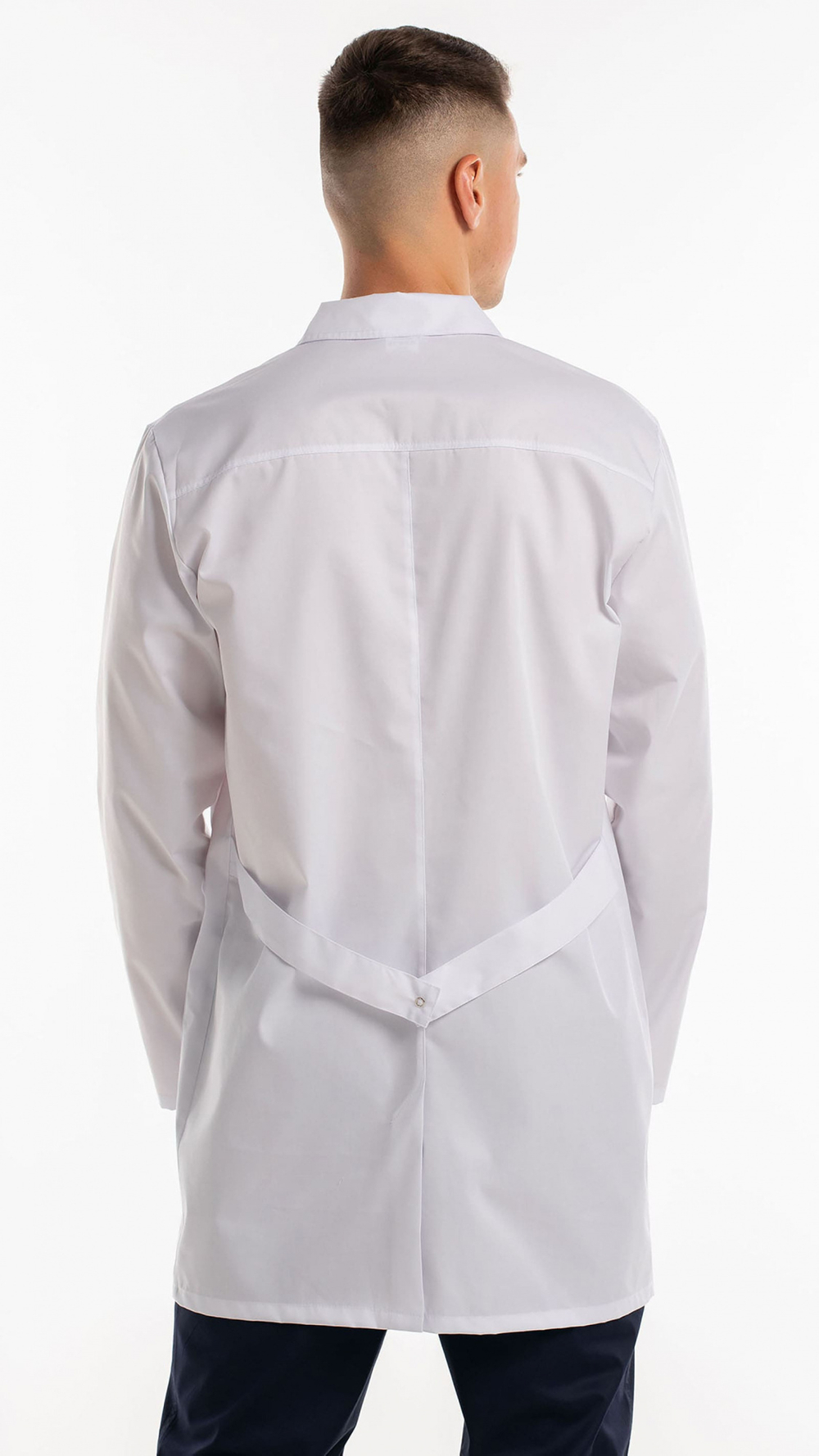 Халат медицинский Максим CVC на кнопках