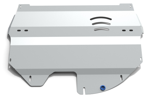 Защита картера и КПП Rival для Audi A1 8X (V - все) 2010-2015, алюминий 4 мм, с крепежом, 333.0316.1