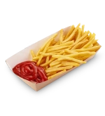 Упаковка для бургера, картофеля фри, чиабатты, лотки Fast Food ECO TRAY 800 (100шт/уп) 85х190х42