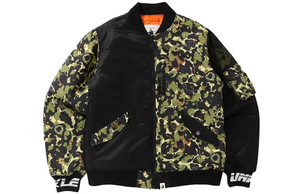 A Bathing Ape X Unkle Mwa Camo Ma 1 Куртка