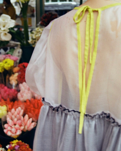 Silk organza dress