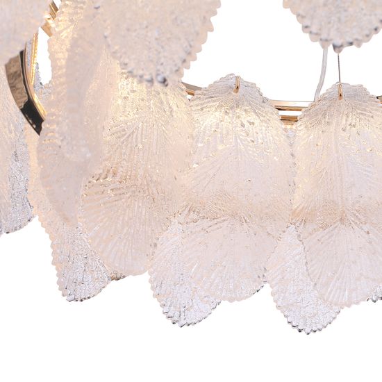 SL6135.213.01 Светильник подвесной ST-Luce золото/прозрачный, янтарный LED 1*42W 3000K LIGHTSOME