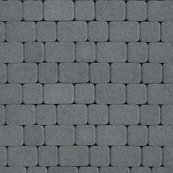 Тротуарная плитка КЛАССИКО - Гранит Серый, комплект из 3 видов плит