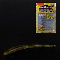 Слаги съедобные Wiggler Worm, 2.3in (5.84 см), цвет PA19, 9шт/уп