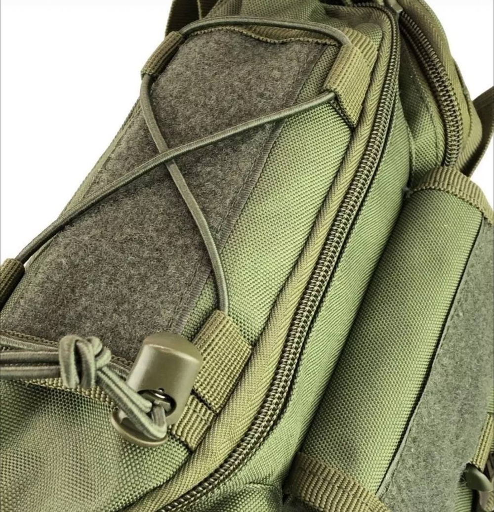 Тактическая плечевая сумка олива /