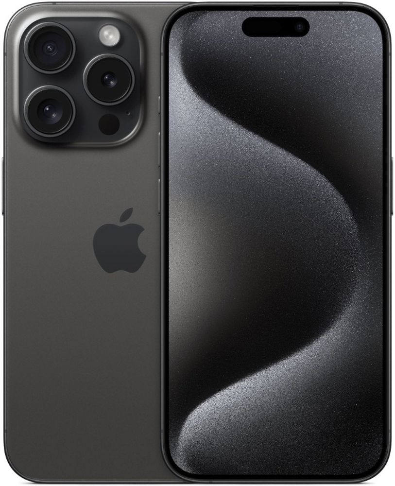 Apple iPhone 15 Pro Max 512 Гб Черный титан (Black Titanium) MU6U3 Смартфон