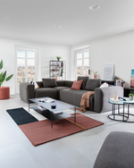 Набор из 2 приставных столиков Bast Ø 65 cm / Ø 47 cm