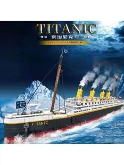 Конструктор большой корабль Титаник 1507 деталей