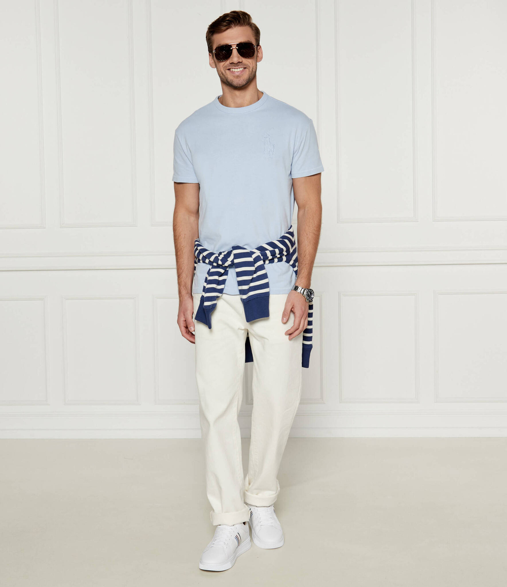 Футболка POLO RALPH LAUREN - голубой(710936509)