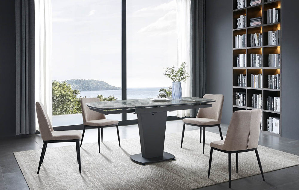 Стол B2417-6 темно-серая керамика (Neapolis)