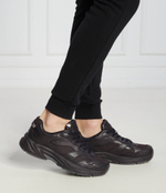 Кожаные кроссовки levitt_runn_lt BOSS BLACK - черный(50513142)