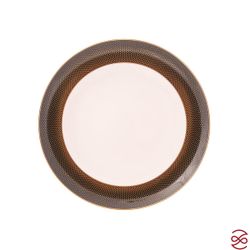 Набор тарелок Falkenporzellan Deluxe Shape - Rio Black Gold 27 см (6 шт)