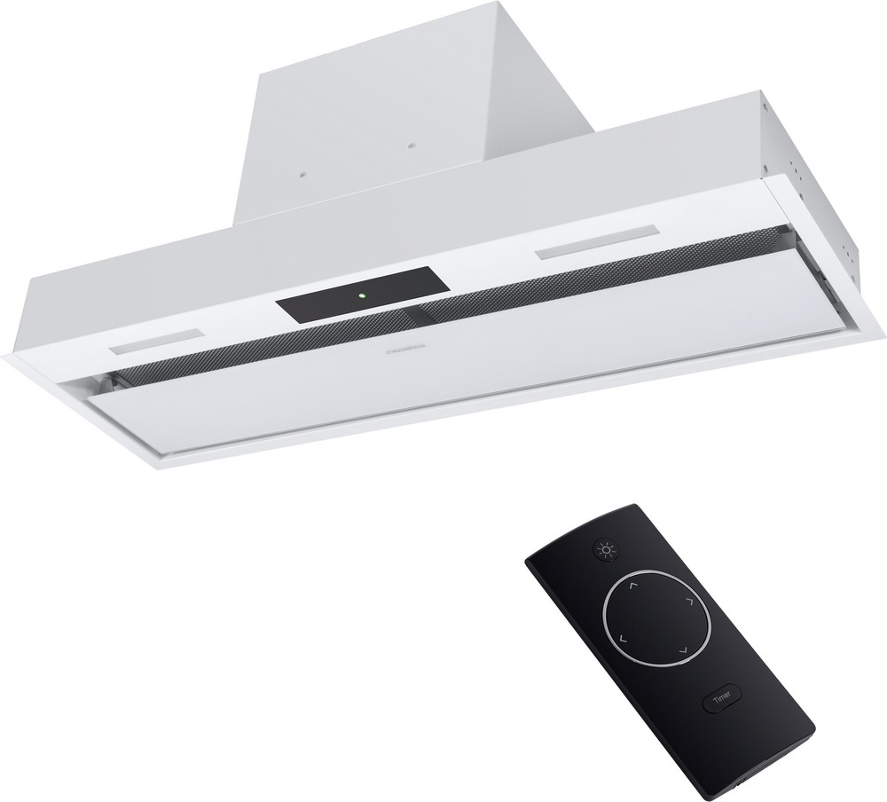 Встраиваемая вытяжка Maunfeld FANTASY 90 White