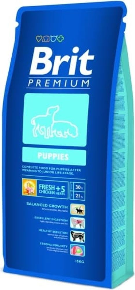 Brit Premium Dog Puppies 15кг (1-3мес.) сухой д/щенков