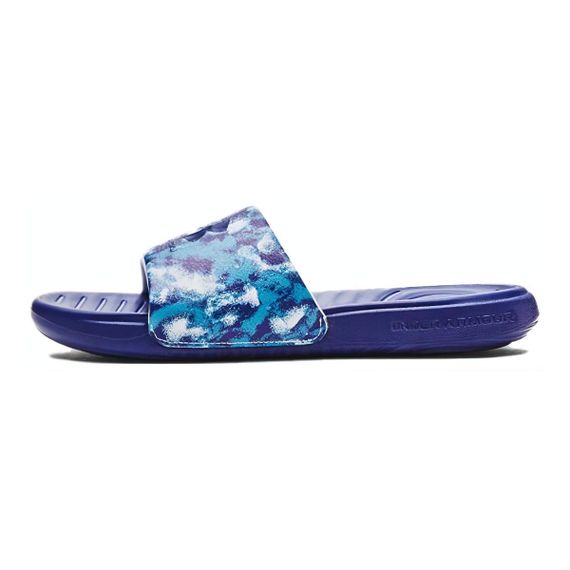 Under Armour Ansa Graphic Slide 'Sonar Blue Paint Smudge'