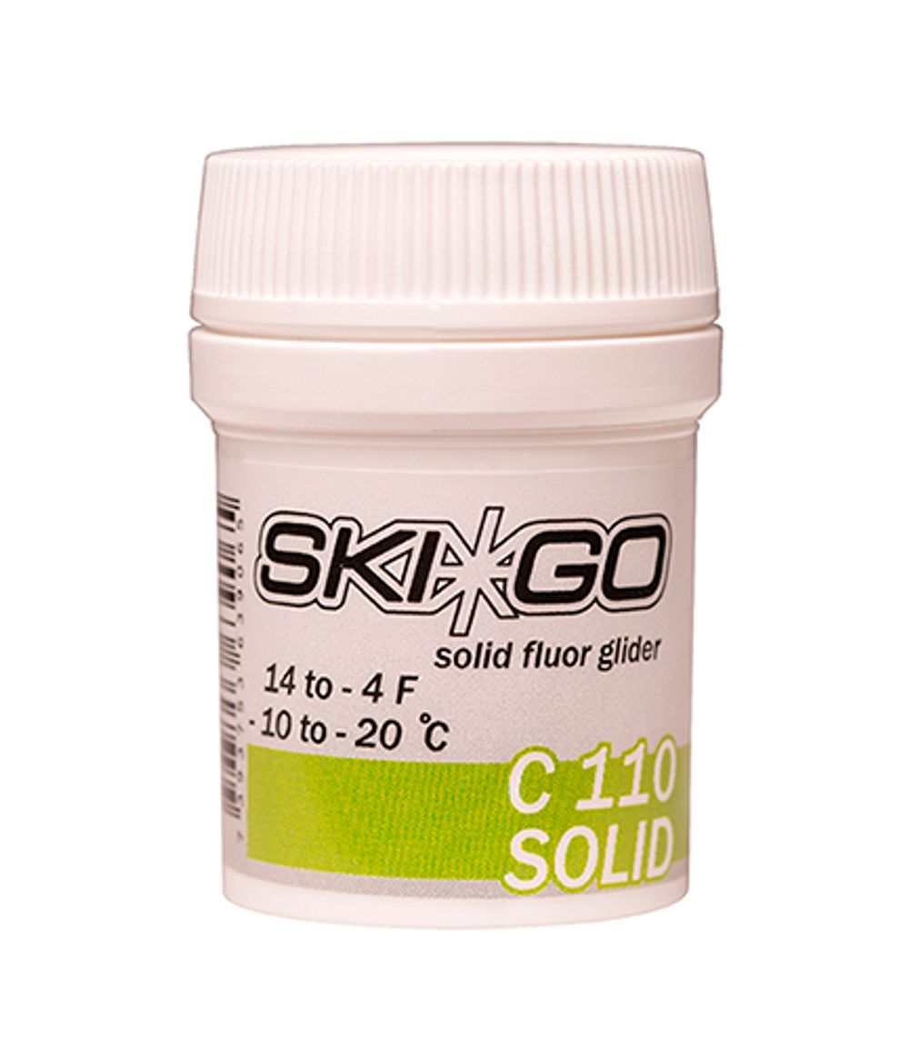 Фтористый ускоритель-порошок Skigo С110 FS Solid (для всех типов снега) (-10°С -20°С) 20 г.