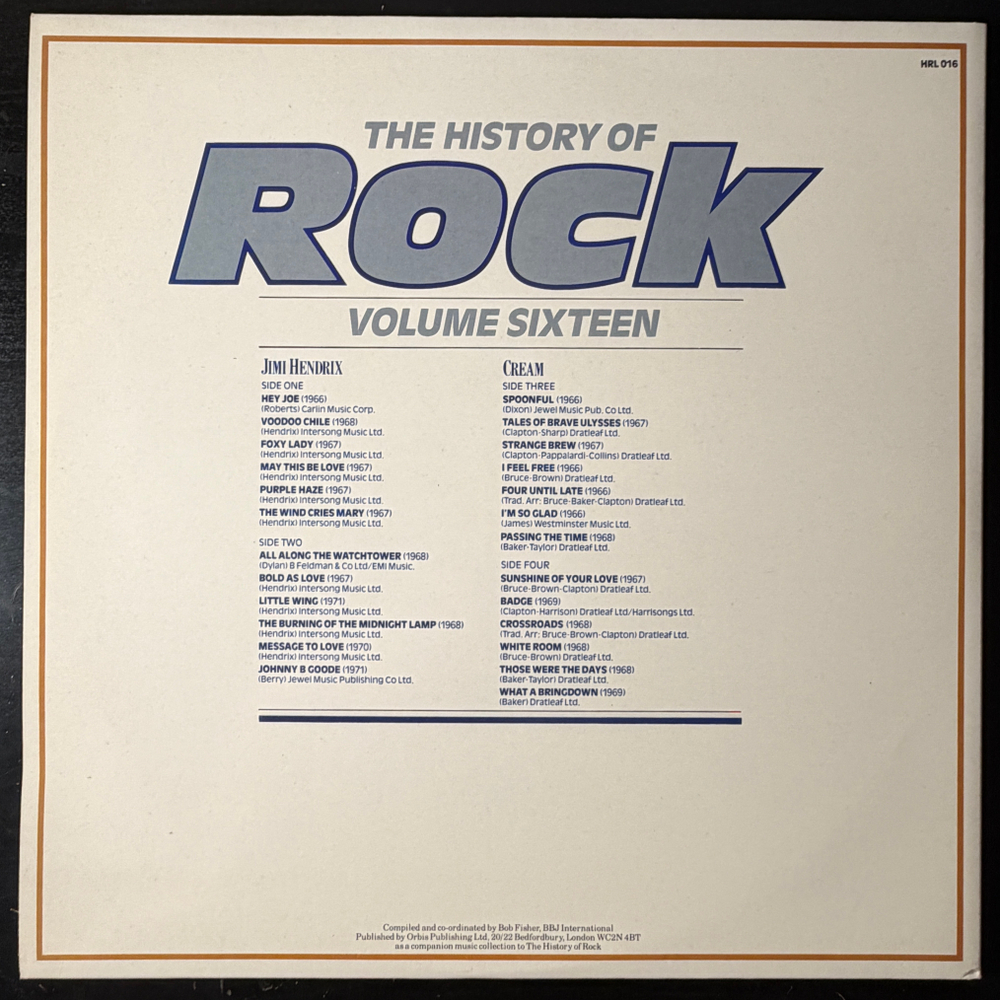 The History Of Rock 16 2LP (Англия 1983г.)