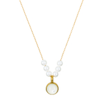 Колье Fiore Luna SHELL WHITE BP03172-1 BW/G