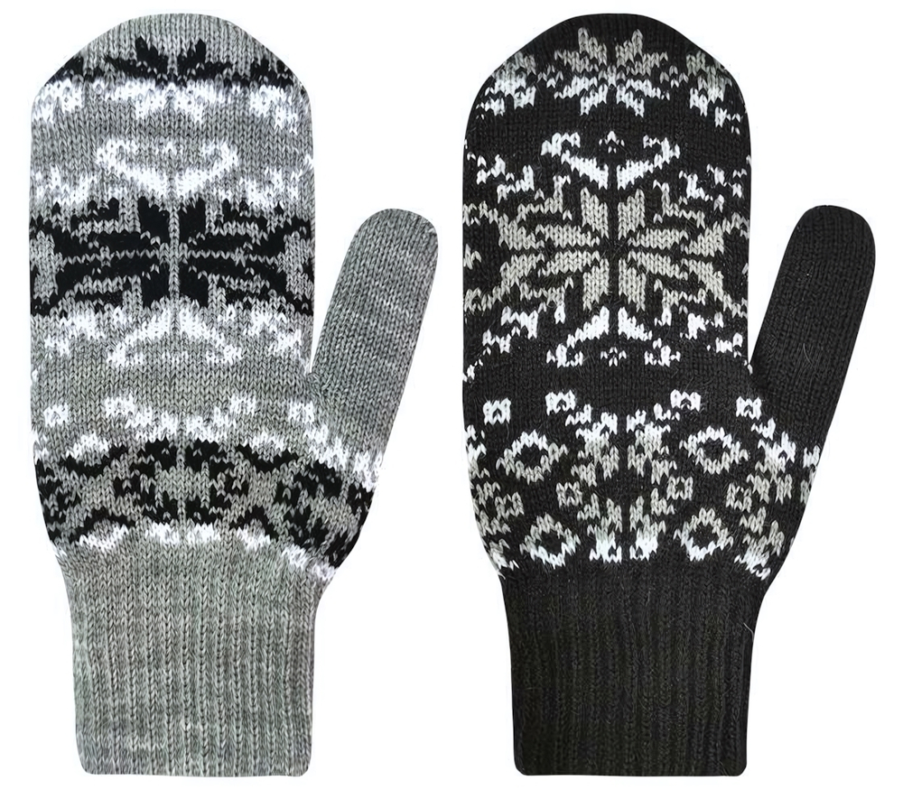 Варежки "Печора" микс р.16, 1 шт.