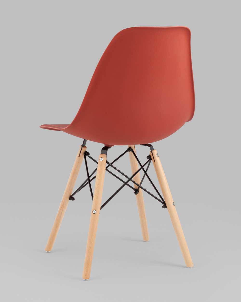 Стул Eames Style DSW терракотовый (разборный каркас)