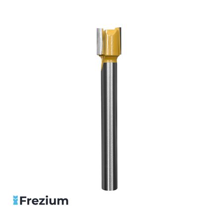 Прямая пазовая фреза по дереву "рапира" под петли с косыми ножами "O.G.Germany" (12x8x12,7x80; 15110012)