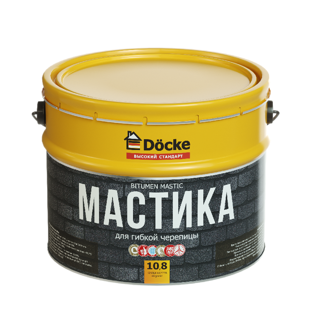 Мастика для гибкой черепицы 10,8кг (10л)