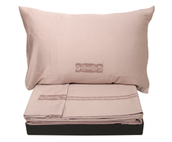 Постельное белье 2 спальное евро Cesare Paciotti Majestic розовое фото