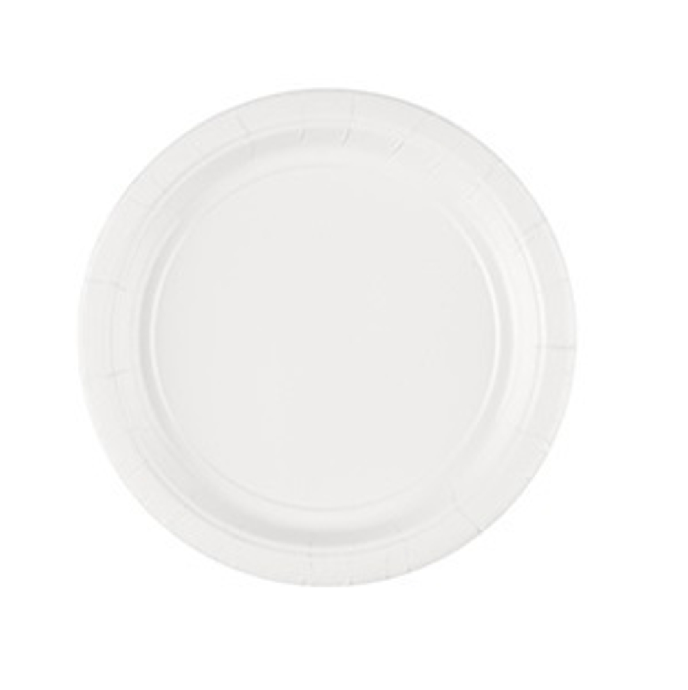 Тарелки Frosty White бумажные 17см 8шт