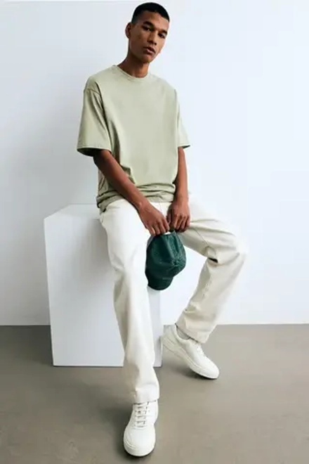 H&M Футболка свободного кроя, фисташковый