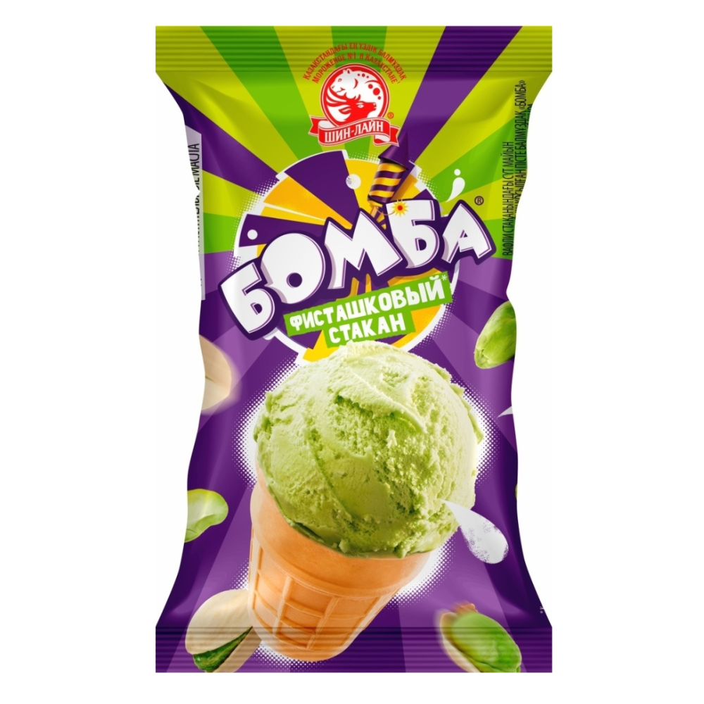 Мороженое Бомба Фисташка 90 гр