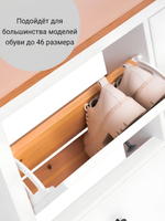 IKEA Обувница 3 ящ, HEMNES 89х127х30, черная/св-коричневая, из массива сосны, КЫМОР (ХЕМНЭС ИКЕА)