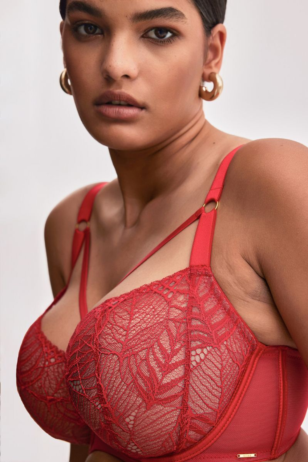 Красный бюстгальтер с мягкой чашкой Beverly (Размер: 85D) (Цвет: красный)
