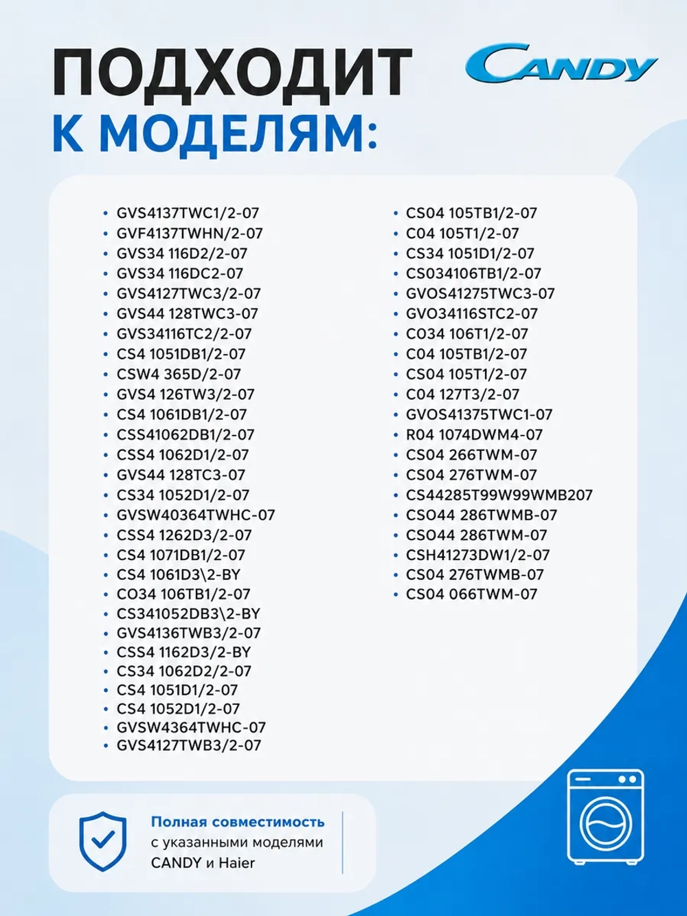 Бойник (ребро) барабана для стиральной машины CANDY 0530082745 Haier