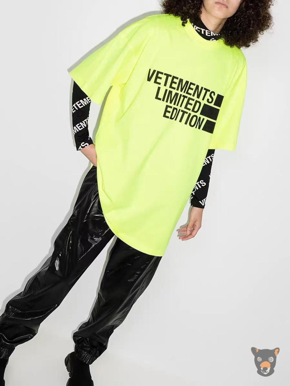 Футболка Vetements "Limited Edition" зеленая