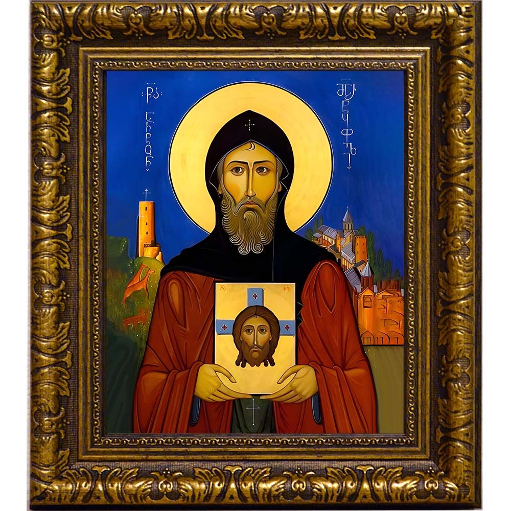 Антоний Марткопский Иверский преподобный. Икона на холсте.