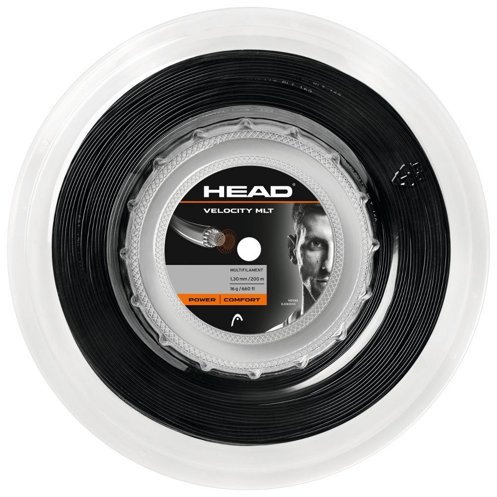 Теннисные струны Head Velocity MLT (200 m) - черный