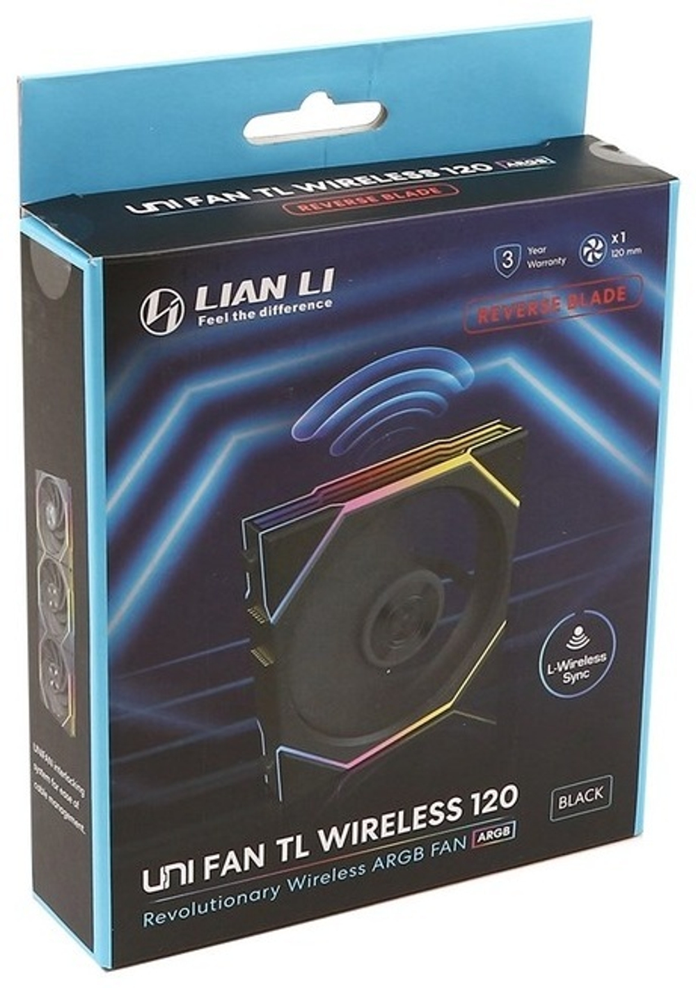 LIAN LI Uni Fan TL Wireless 120 ARGB Reverse Blade G99.12RTL1W1B.00